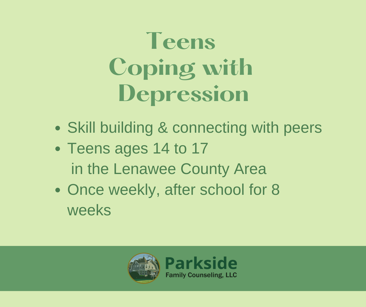 Teens coping with depression group 3